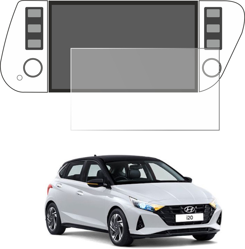 DORADO SHIELD Impossible Screen Guard for Hyundai i20 (8 inch)(Pack of 1)
