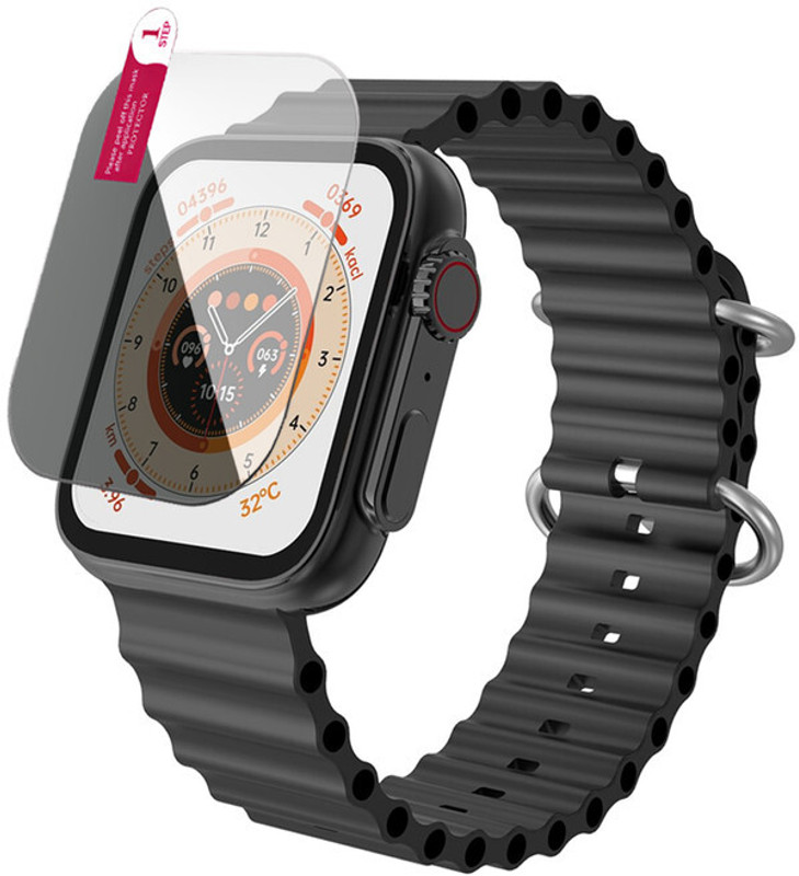 daffin Impossible Screen Guard for Apple Watch Ultra, Fire-Boltt Supernova 1.78, Noise ColorFit Caliber 2 1.83, Noise Caliber 2 Buzz 1.85(Pack of 1)