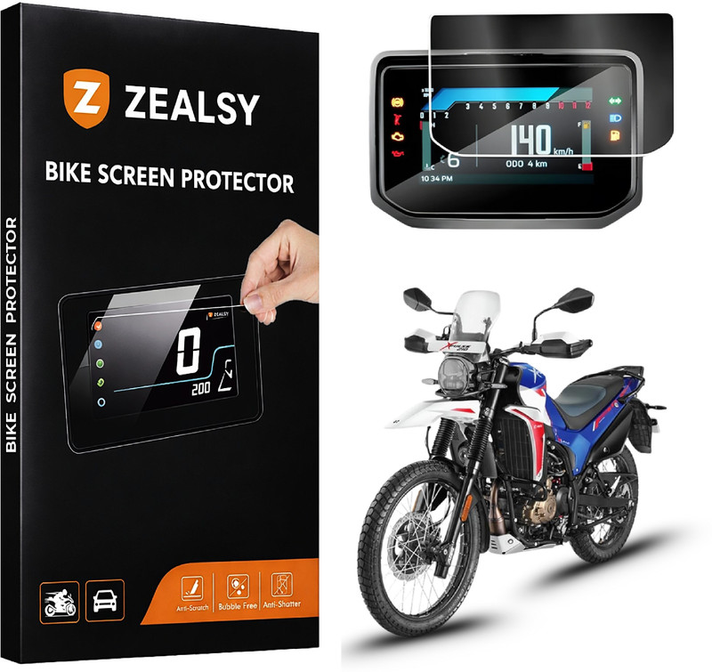 Zealsy Screen Guard for Xpulse 210 Digital Speedometer Display Protector Bike Display Screen Guard(Hero)