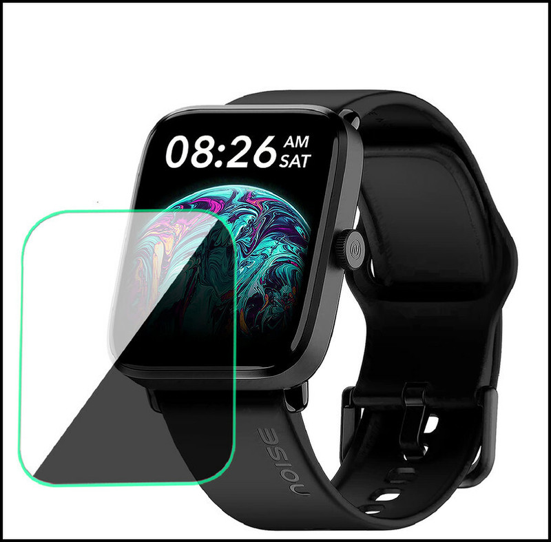 hirdesh Tempered Glass Guard for Noise ColorFit Pro 4 Alpha(Pack of 1)