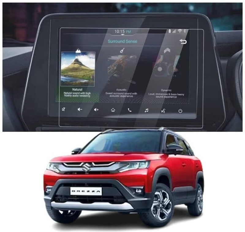 CrystalSecure Screen Guard for Maruti Brezza 7 Inch(Pack of 1)