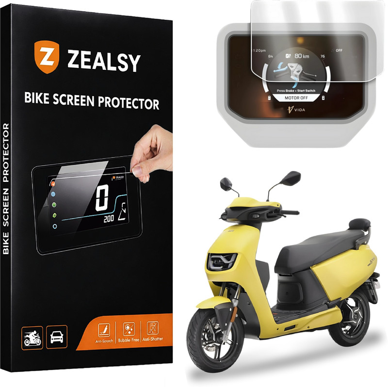 Zealsy Impossible Screen Guard for Screen Guard for Vida VX2 Plus & Go 4.3 Inch TFT Digital Display Protector(Pack of 1)