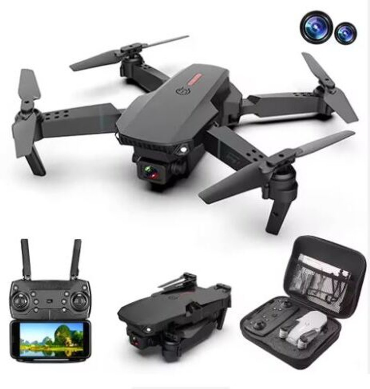 SHIVAAY Nano Glass for Foldable flying Mini GPS Drone with Camera Obstacle Avoidance Flying Toy Video Capture Flying Machine drone(Pack of 1)