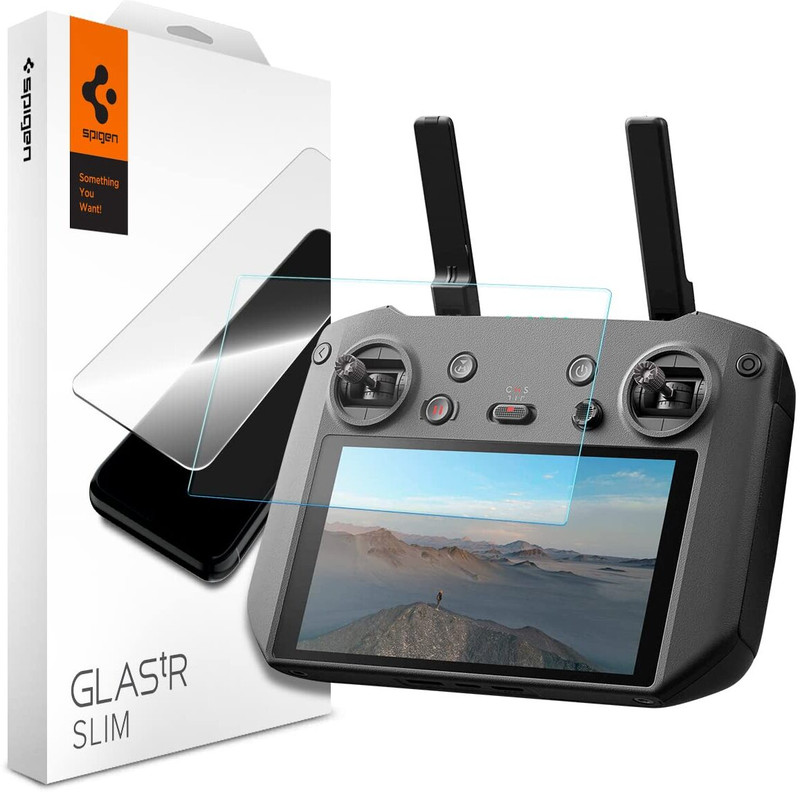 Spigen Nano Glass for DJI RC Pro, DJI Smart Controller(Pack of 2)