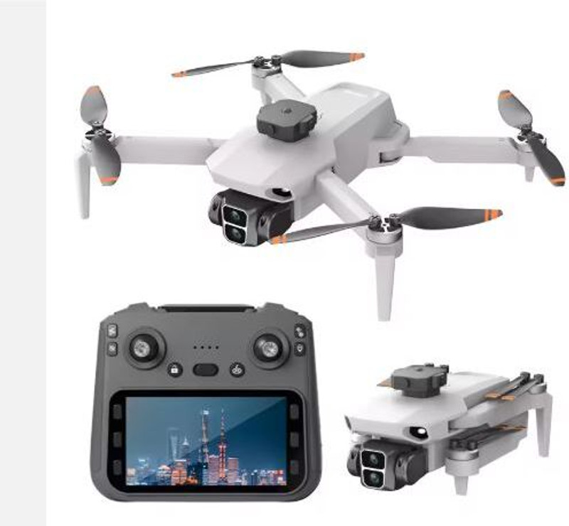 SHIVAAY Nano Glass for Hot sell Drone HD Camera GPS Range Flight Foldable RC Quadcopter Adults Beginners Dual Camera LED Lights(Pack of 1)