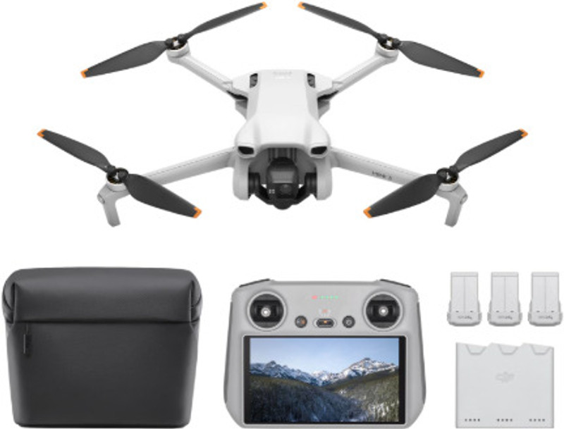 Pranshi Tempered Glass Guard for DJI Mini 3 Fly More Combo (DJI RC), Drones with Camera for Adults 4K, 3 - Copy(Pack of 1)