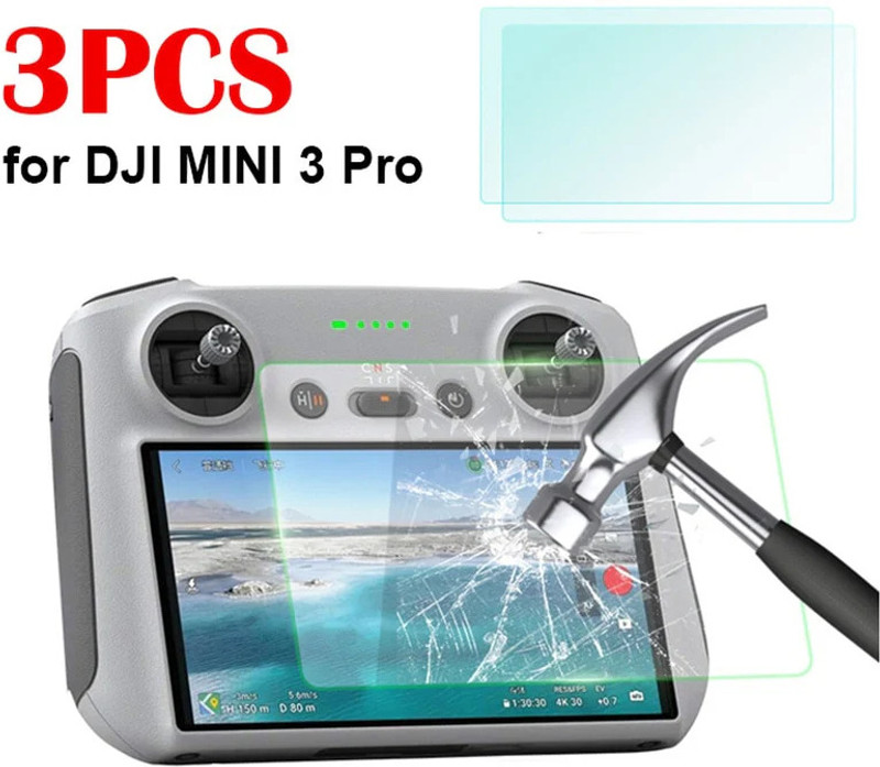 Varsha Nano Glass for DJI MINI 3 Pro RC Remote Controller Sc(Pack of 1)