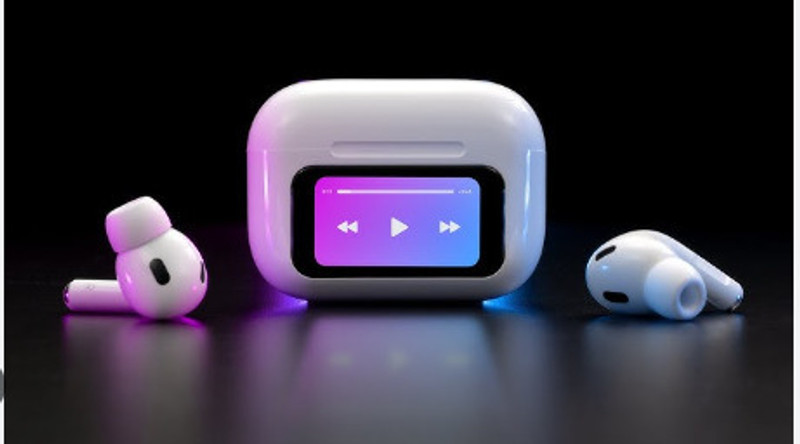 Earbuds Nano Glass for AirPods Pro 2 With Display - Copy (10)(Pack of 2)