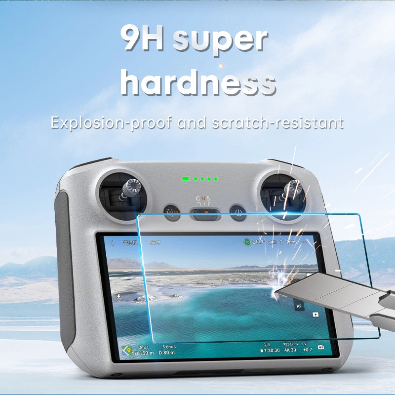 Pranshi Impossible Screen Guard for DJI RC 2pcs Tempered Glass Film - Copy (8)(Pack of 1)