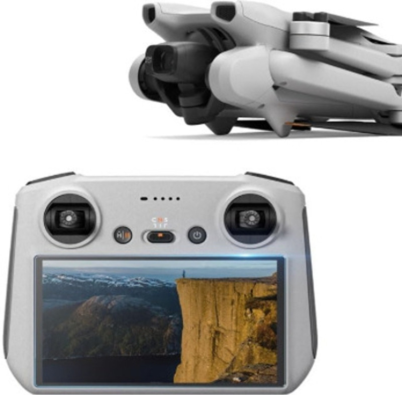 VD Enterprise Tempered Glass Guard for GT3 MINI UFO 4K Dual Camera OAS Drone Remote Display(Pack of 2)