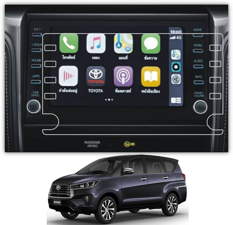 rottguard Impossible Screen Guard for Toyota Innova Crysta(Pack of 1)