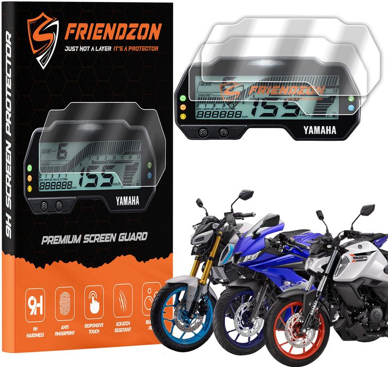 FriendZon Speedometer Scratch Guard Protector for Yamaha YZF R15 V3, MT-15 (Pack of 2) Bike Crash Guard(Yamaha)