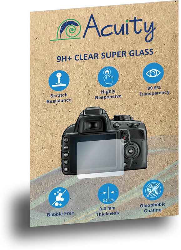 Acuity Screen Guard for Fujifilm X100VI – Premium 9H+ SuperGlass, HD Clarity, 0.3mm Thickness, Anti-Fingerprint, Scratch Resistant(Pack of 1)