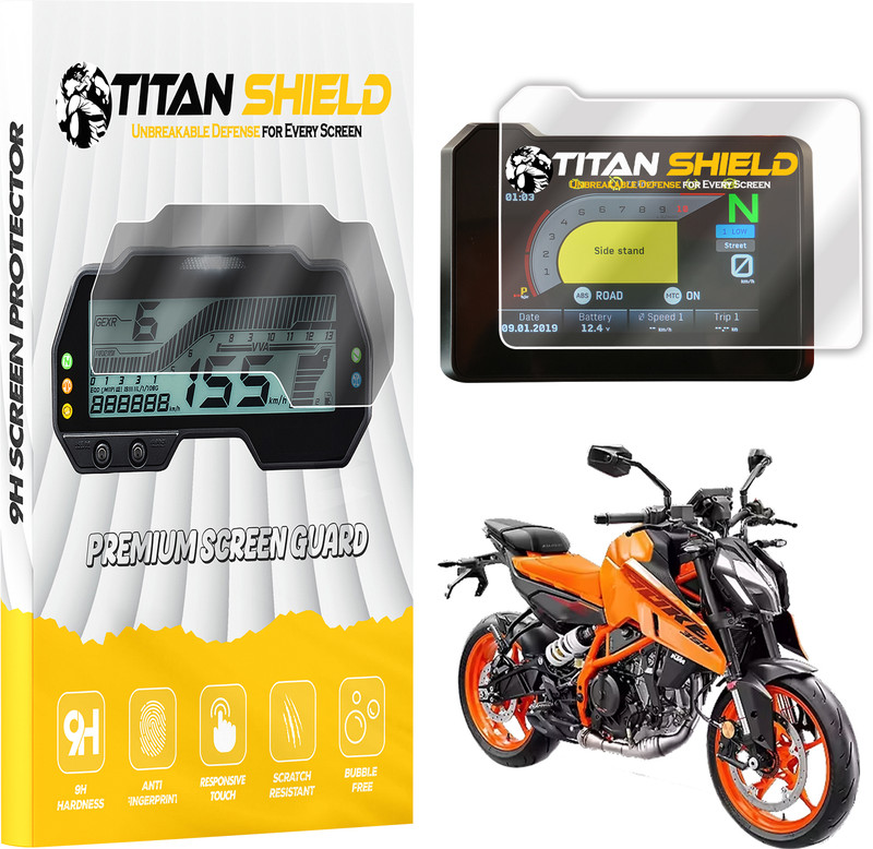 Titan Shield KTM Duke 390 2024 Screen Guard Protector Bike Crash Guard(KTM)