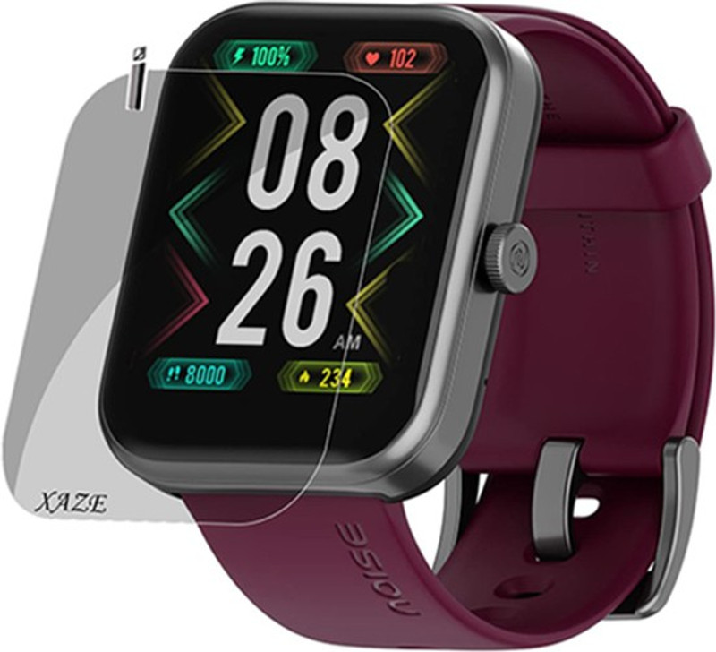 XAZE Screen Guard for Noise ColorFit Pulse 2 Max Smartwatch(Pack of 1)
