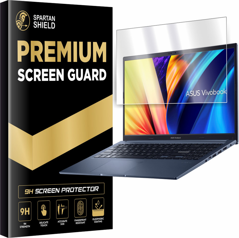 spartan shield Screen Guard for ASUS VIVOBOOK | 15.6 Inch Display Guard | Anti FIngerprint | Scratch Resistant | 9H New Laptop Accessory [Not Tempered Glass](Pack of 1)