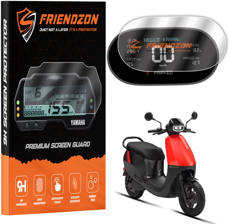 FriendZon Screen Guard for OLA S1 X / S1 X Plus EV | Anti Scratch | Anti Fingerprint Bike Crash Guard(Ola)