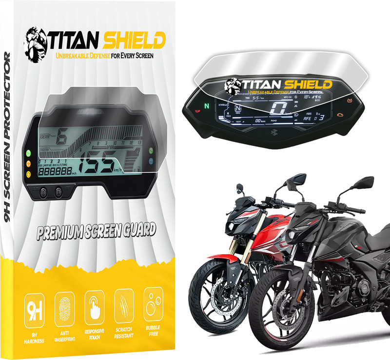 Titan Shield Screen Protector for Bajaj Pulsar N150| N160| N250 Digital Instrument Cluster Bike Crash Guard(Bajaj)