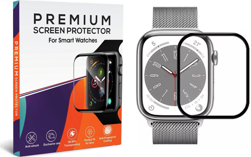 LUXURATE Screen Guard for Apple Watch SE 2nd Generation 44mm(Pack of 1)