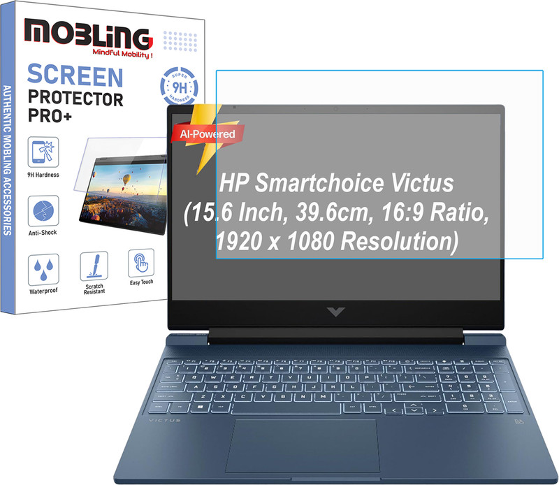 Mobling Screen Guard for HP Smartchoice Victus (15.6 Inch, 39.6cm, 16:9 Ratio, 1920x1080 Resolution Laptop)(Pack of 1)