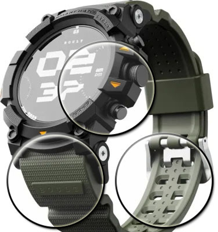tombik Screen Guard for 118zs-GoBoult Thrux Smartwatch(Pack of 3)