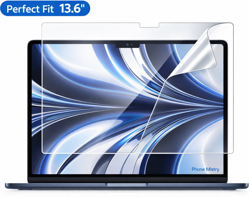 PhoneMistry Screen Guard for MacBook Air 13.6 Inch M2 (A2681), M3 (A3113), M4 (A3240), M5 (2026)(Pack of 1)