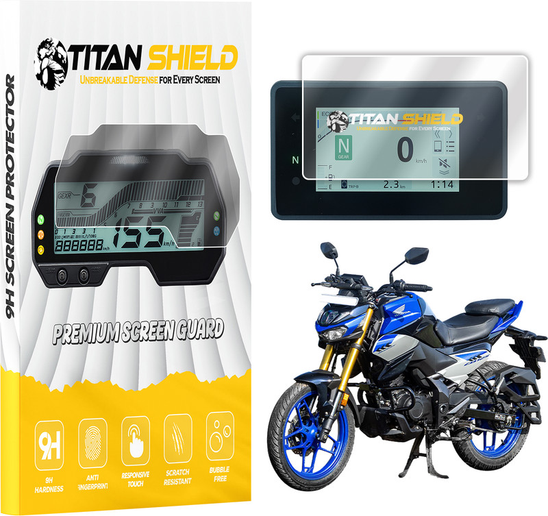 Titan Shield Screen Guard for HONDA CB 125 HORNET 2025 || Anti Scratch || Anti-Bubble Bike Crash Guard(Honda)