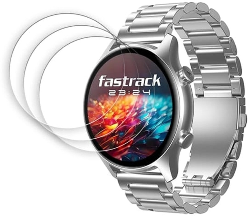 DB Tempered Glass Guard for FASTRACK ASTOR FR2 PRO 1.43 SMART WATCH TEMPERED GLASS (PACK OF 4)(Pack of 4)