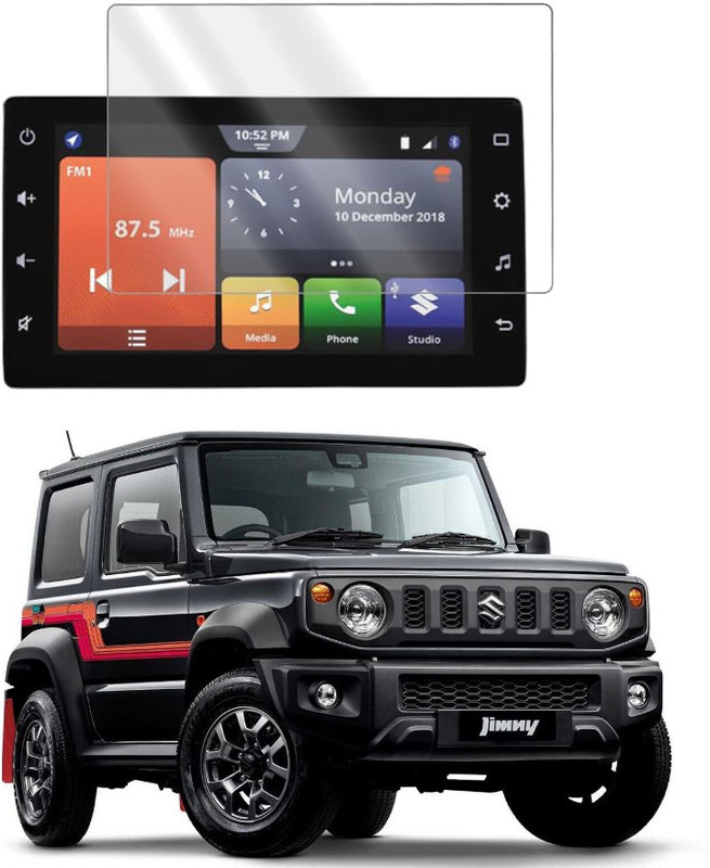 KACA Edge To Edge Screen Guard for Maruti Suzuki Jimny Zeta SmartPlay Pro Car Navigation System Player (By Company Fitted) Clear:1(Pack of 1)