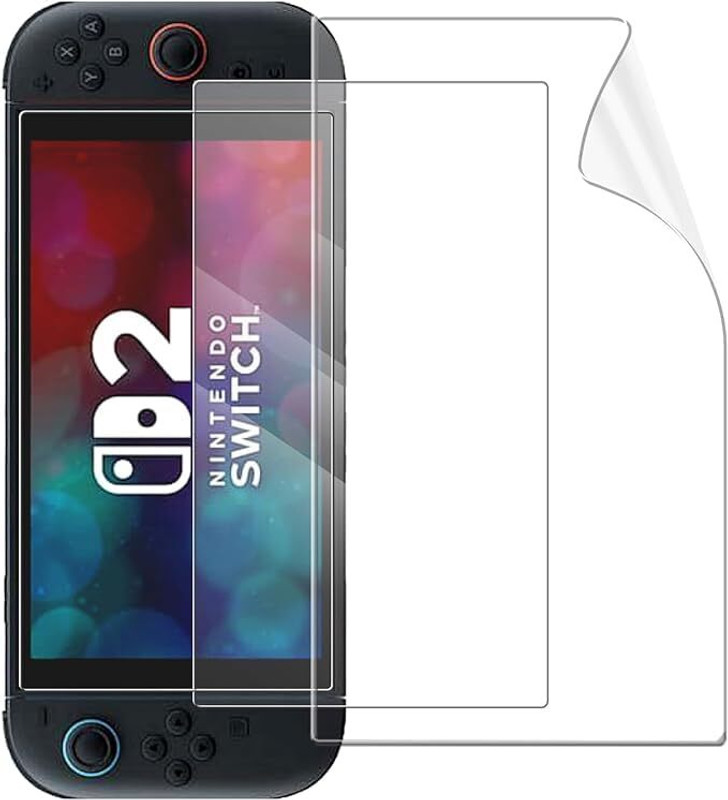 Saco Screen Guard for Nintendo Switch OLED –Glossy Finish, Paper like (Hydrogel),Self-Healing(Pack of 2)