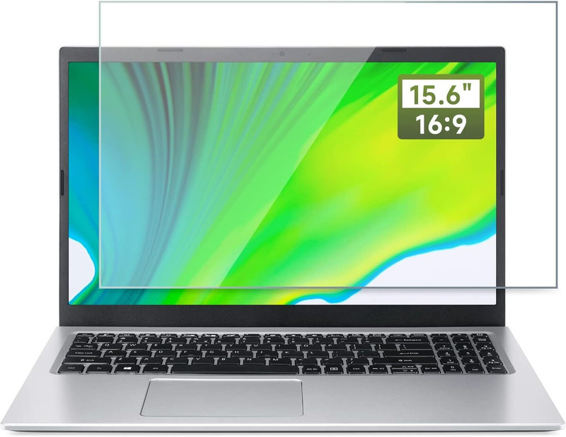 Saco Screen Guard for (Glossy Fiber) HP 15S 15.6 Inch Laptop 15s-fr2308TU Series Screen Protector(Pack of 1)