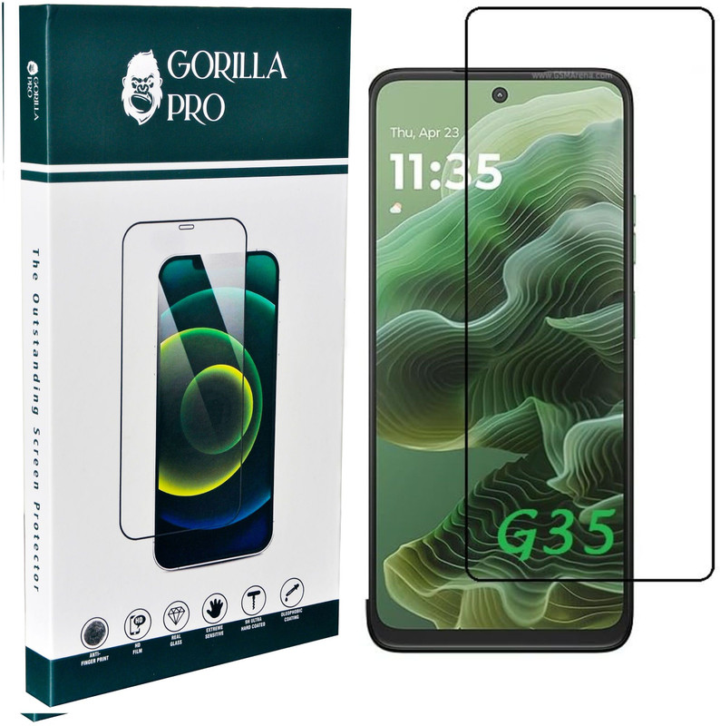 GORILLA PRO Edge To Edge Tempered Glass for MOTOROLA Moto G57 Power 5G(Pack of 1)