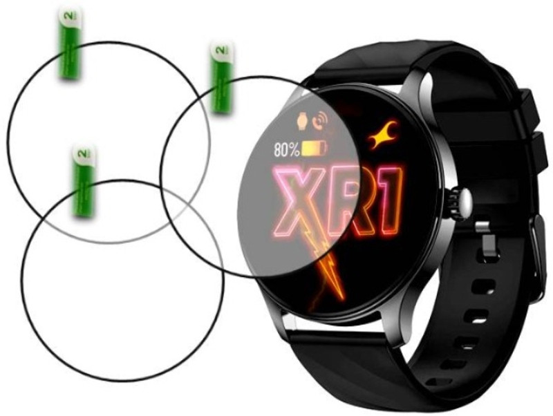 ZIDZEE Tempered Glass Guard for FASTRACK REVOLTT XR1 WATCH TEMPERED GLASS(PACK OF 3)(Pack of 3)