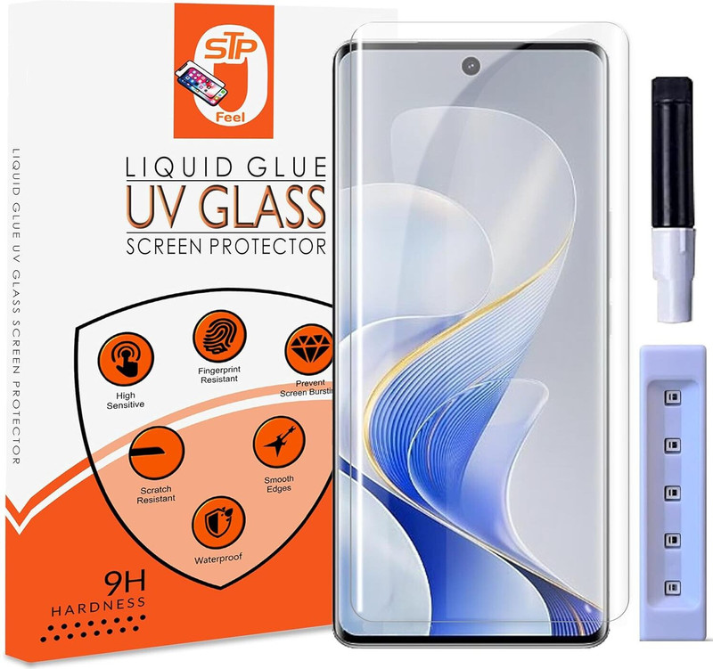 STP FEEL Tempered Glass Guard for Motorola Edge 60 Fusion 5G, Moto Edge 60 Pro, Moto Edge 60 5G Premium Technology UV Glass with Installation Kit(Pack of 1)