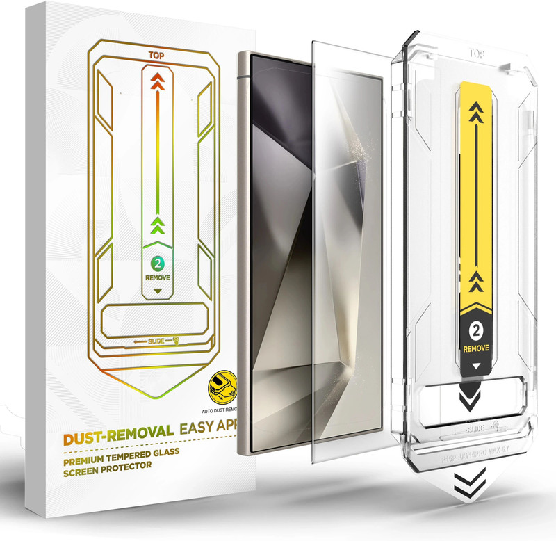 Martzilla Tempered Glass Guard for Samsung S24 Ultra(Pack of 2)