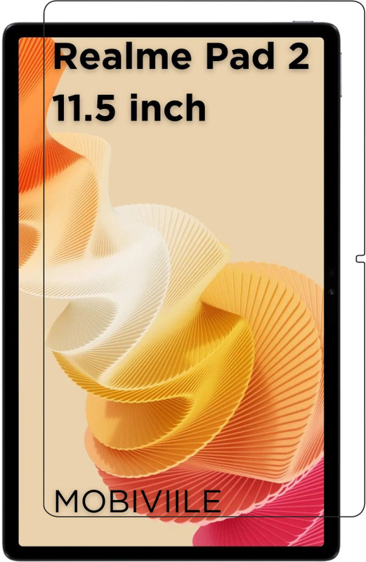 MOBIVIILE Tempered Glass Guard for Realme Pad 2 11.5 inch(Pack of 1)