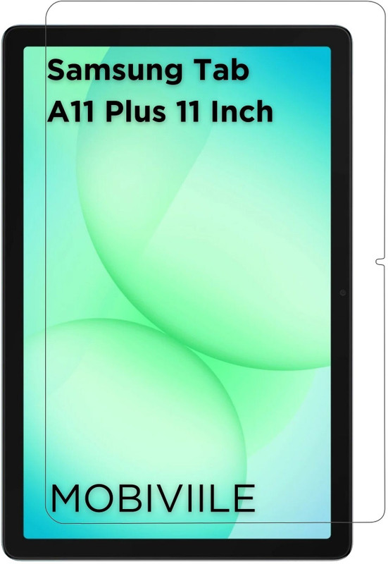 COVER CAPITAL Edge To Edge Tempered Glass for Samsung Galaxy Tab A11 Plus, A9 Plus, 11.0 inch(Pack of 1)