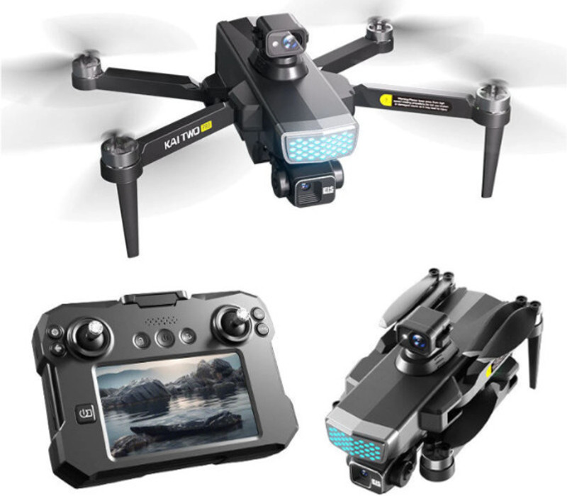 Pranshi Tempered Glass Guard for TD12LCD Drone with LCD Screen Remote Control Drones with Camera for Adults Brushless Motor Digital Image Transmission RC Quadcopter for Beginners.(Pack of 2)