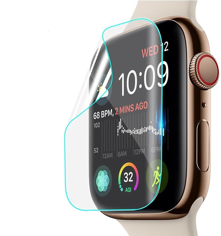STP FEEL Edge To Edge Screen Guard for Apple Watch 44mm Series 6, SE, 5 & 4 | Edge To Edge Full Screen Coverage Flexible Watch Screen Protector Membrane(Pack of 1)