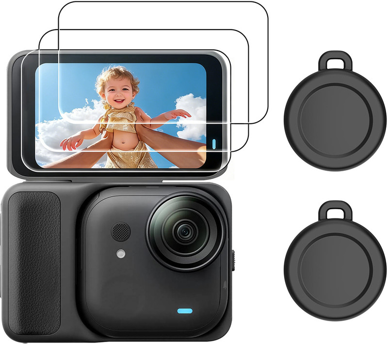 Zorbes Tempered Glass Guard for 360 Go Ultra Action Camera(Pack of 5)