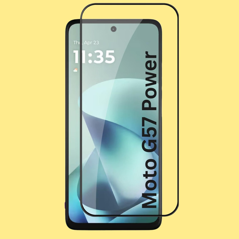 GORILLA PRO Edge To Edge Tempered Glass for MOTOROLA Moto G57 Power 5G(Pack of 1)
