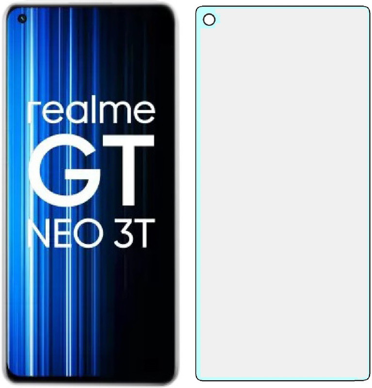 HOBBYTRONICS Tempered Glass Guard for Realme GT Neo 3T Matte(Pack of 1)