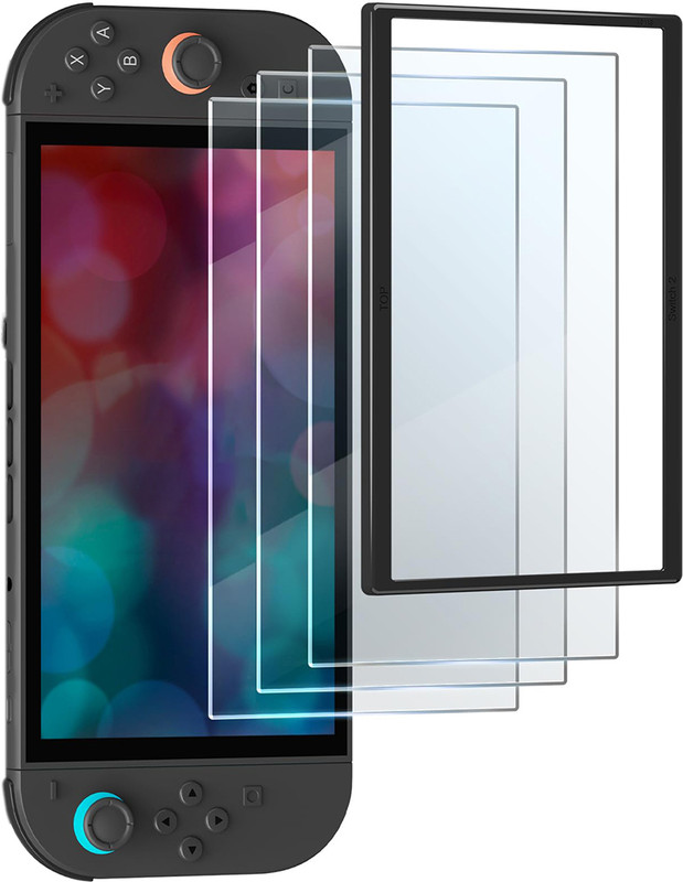 SUPVOX Tempered Glass Guard for Switch 2(Pack of 3)