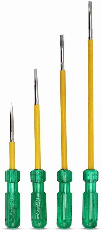 Toolora Pack of - 4 with - Magnetic -Tip 001 Combination Screwdriver Set(Pack of 4)