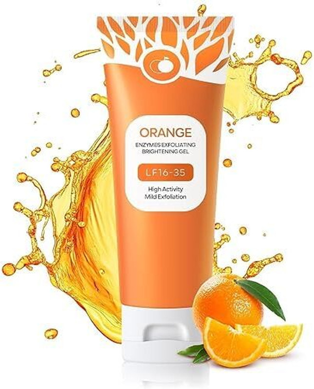 MISHTINCREATION Orange Enzymes Exfoliating Brightening Face Shaping Mask