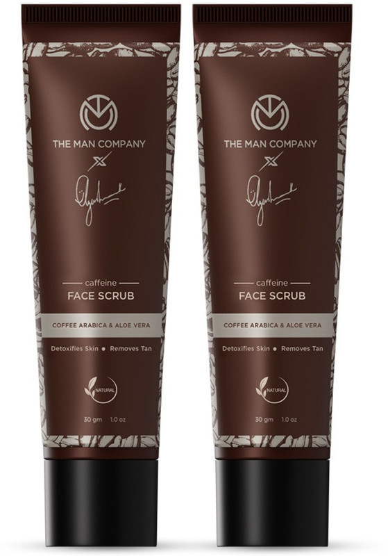 THE MAN COMPANY Exfoliating Face Care For Men (1+1 Free) Tan Removal Caffeine Face Scrub (60 g)