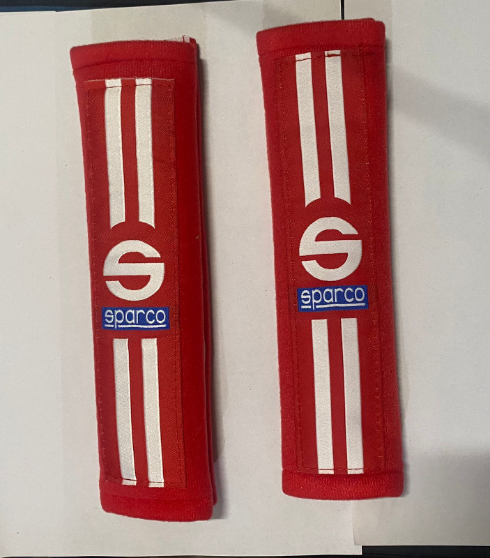 Auto MT RED STLYE1 AUTO ACCESSORIES SPORTS SPARCO Car Seat Belt Shoulder Pads Car Flywheel