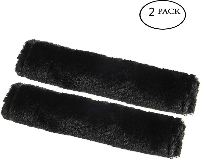 VDNSI CAR SEAT BELT COVER 2 PCS BLACK Shoulder Straps Cover pad for Adults Seat Belt Cover(Pack of 2)