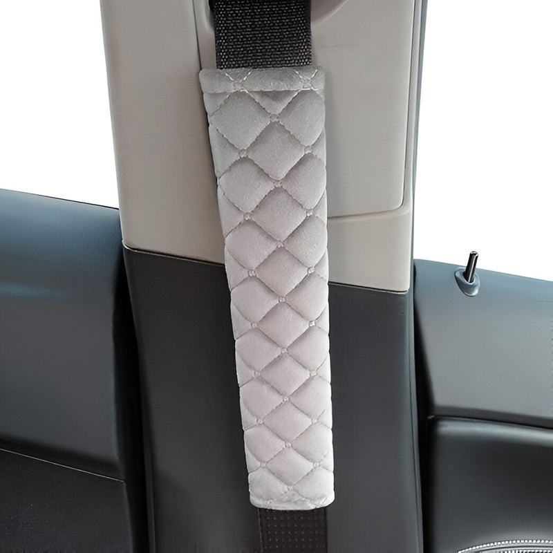 Glitzn Soft Auto Seat Belt Cover Seat Belt Shoulder Pad Cushions Seat Belt Cover(Pack of 2)