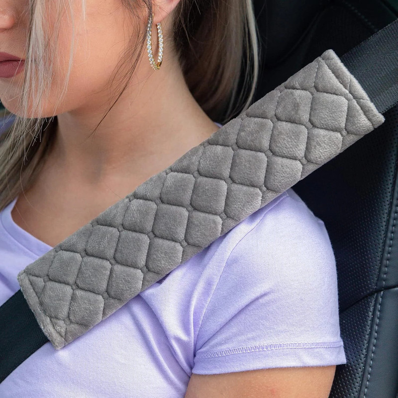primetreads Soft Seat Belt Cover Cushion-pack of 2 Seat Belt Cover(Pack of 2)